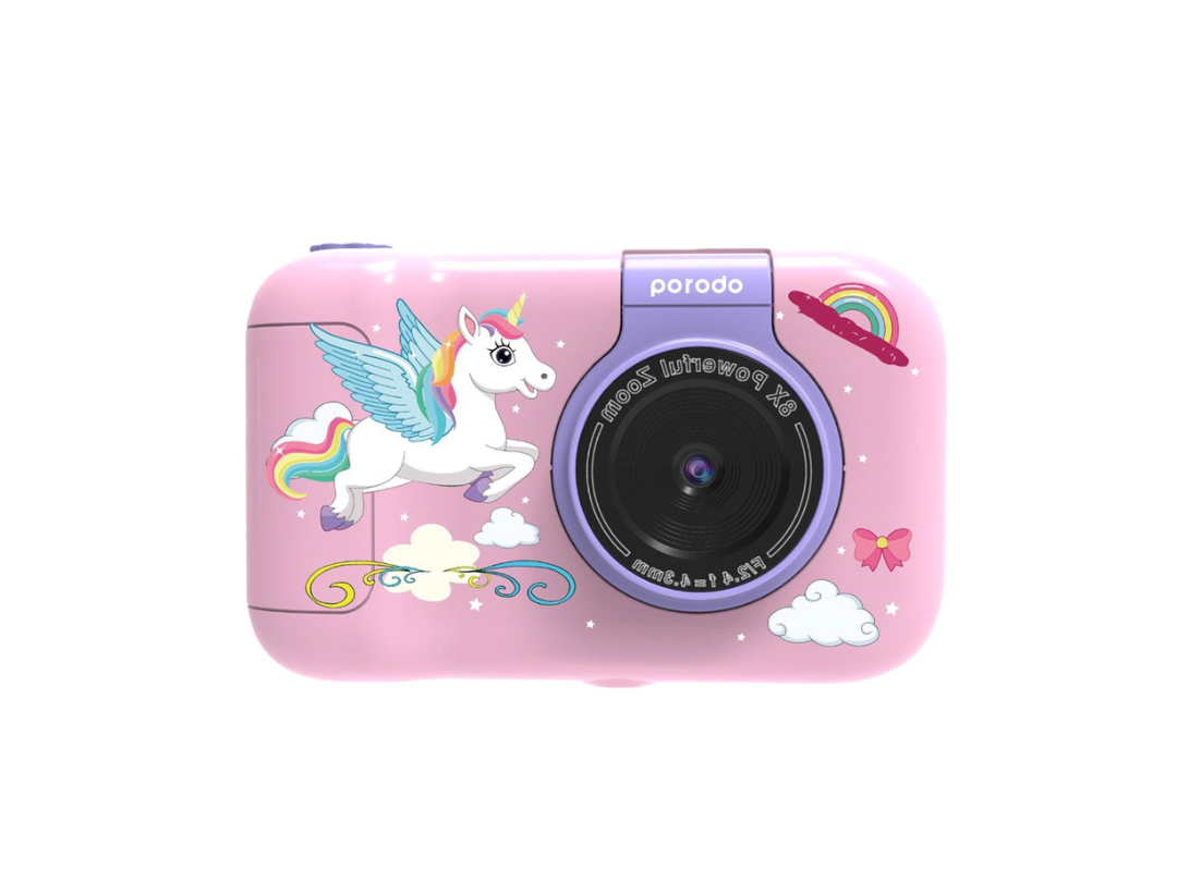 Buy Porodo Kids Flip Camera – Pink with Tripod | in Qatar Buy Porodo Kids Flip Camera – Pink with Tripod | in Qatar